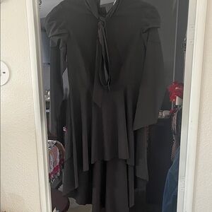 Chic Black High Low jacket/dress